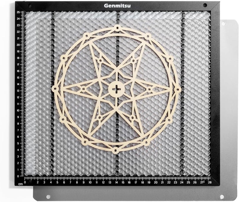 Genmitsu Honeycomb Laser Bed, 12.4" x 11.1" Perfect fit for Kortek Laser Engraver and Cutter Machine, Laser Engrave Accessories Bed Table for Fast Heat Dissipation and Desk Protection - Image 1